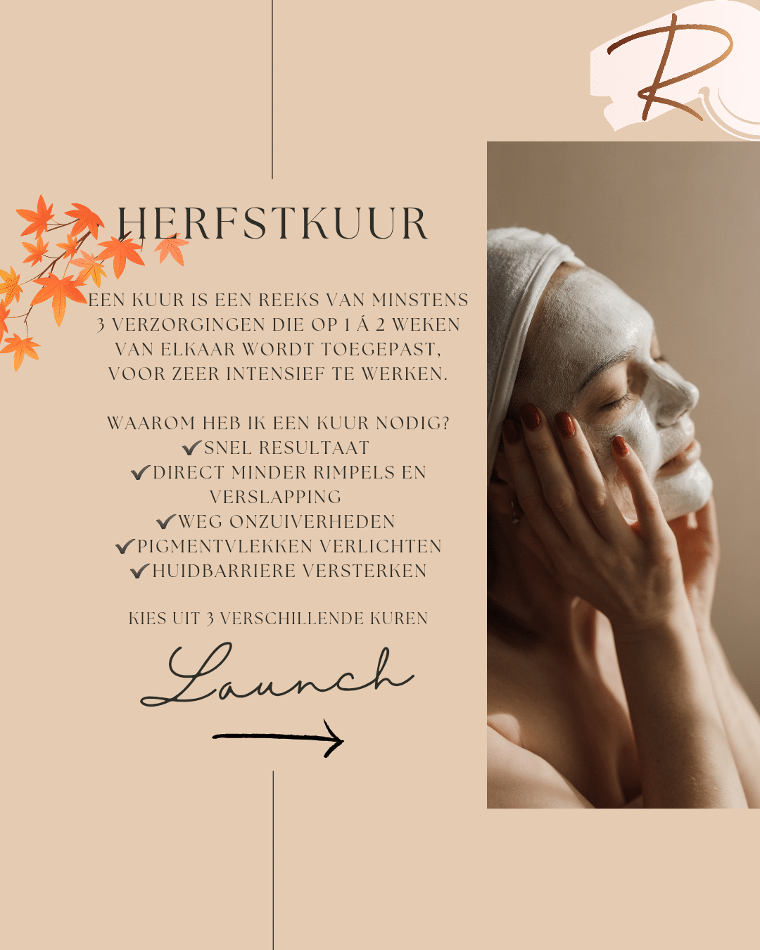 Herfstkuur bij schoonheidssalon Relaxo 2026